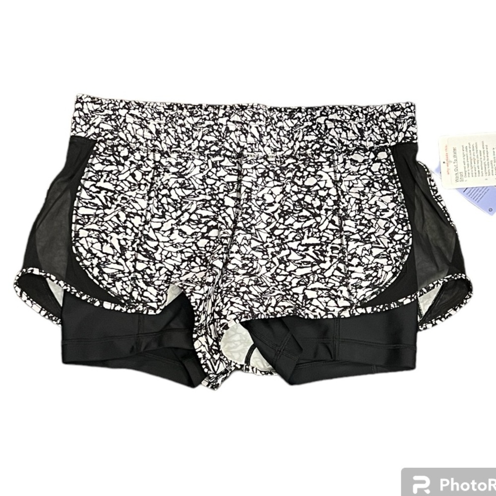 Lululemon Work Out to Water active sport shorts BNWT NEW 8 LW7AC9S